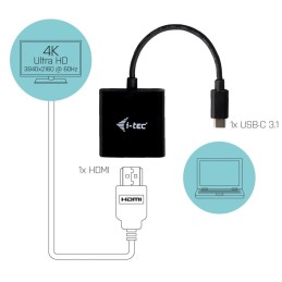 I-tec USB 3.1 Type C kabelový adaptér 4K/60 Hz/ 1x HDMI