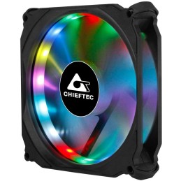 CHIEFTEC sada ventilátorů Tornado / 3x 120mm fan / RGB LED / RGB ovladač / Dálkové ovládání / ultratichý 16 dBa