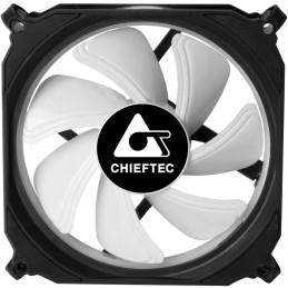 CHIEFTEC sada ventilátorů Tornado / 3x 120mm fan / RGB LED / RGB ovladač / Dálkové ovládání / ultratichý 16 dBa