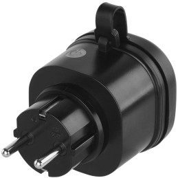 IMMAX NEO LITE SMART chytrá venkovní zásuvka bez kolíku (typ F)/ IP44/ Wi-Fi/ Google Assistant/ Amazon Alexa/ LIDL/ TUYA