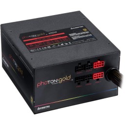 CHIEFTEC zdroj GDP-650C-RGB / Photon Gold Series / 650W / 140mm fan / akt. PFC / modulární kabeláž / 80PLUS Gold