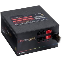 CHIEFTEC zdroj GDP-750C-RGB / Photon Gold Series / 750W / 140mm fan / akt. PFC / modulární kabeláž / 80PLUS Gold
