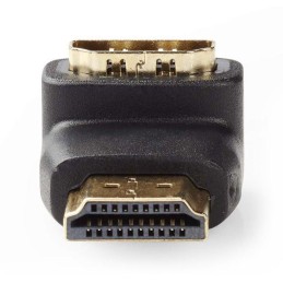 NEDIS adaptér HDMI úhlový 90°/ HDMI konektor - HDMI zásuvka/ černý/ box