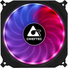 CHIEFTEC ventilátor Tornado / 120mm fan / RGB LED / ultratichý 16 dBa