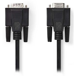 NEDIS prodlužovací kabel VGA (D-SUB)/ zástrčka VGA - zásuvka VGA/ černý/ 2m