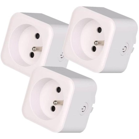 IMMAX NEO LITE SMART 3x chytrá vnitřní zásuvka v3/ s kolíkem (typ E)/ Zigbee/ Google Assistant/ Amazon Alexa/ TUYA