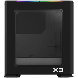 Zalman skříň X3 BLACK / Middle tower / ATX / USB 3.0 / USB 2.0 / průhledná bočnice