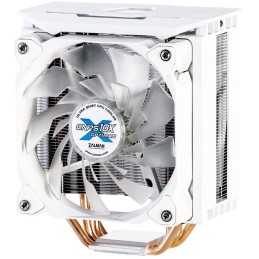 Zalman chladič CPU CNPS10X OPTIMA II / 120mm RGB ventilátor / heatpipe / PWM / výška 160mm / pro AMD i Intel / bílý