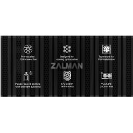 Zalman skříň T6 / Middle tower / ATX / USB 3.0 / USB 2.0
