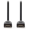 NEDIS Premium High Speed HDMI 2.0 kabel s ethernetem/ 4K@60Hz/ zlacené konektory HDMI-HDMI/ černý/ 1m
