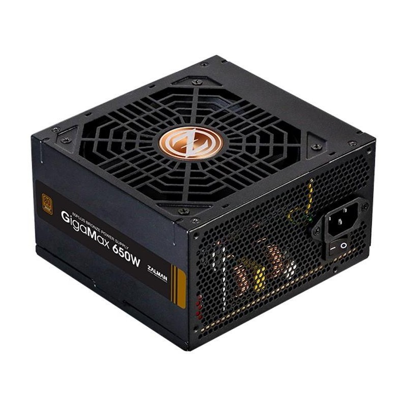 Zalman zdroj ZM650-GVII GigaMax 650W/ ATX / akt. PFC / 120mm ventilátor / 80PLUS Bronze