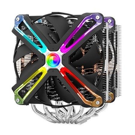 Zalman chladič CPU CNPS20X / 2x 140mm RGB ventilátor / heatpipe / PWM / výška 170mm / pro AMD i Intel