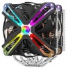 Zalman CPU cooler CNPS20X / 2x 140mm RGB fan / heatpipe / PWM / height 170mm / for AMD and Intel