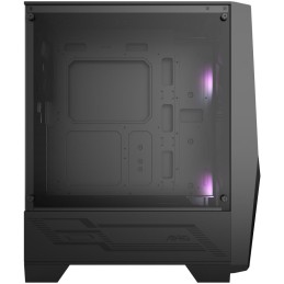 MSI skříň MAG FORGE 100R/ bez zdroje/ levé temperované sklo/ 2x 120 mm A-RGB fan/ 2x USB3.0/ 1x 120 mm fan/ černá