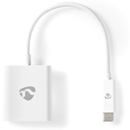 NEDIS redukční kabel s adaptérem/ USB-C zástrčka – HDMI zásuvka/ bílý/ plastový sáček/ 20cm
