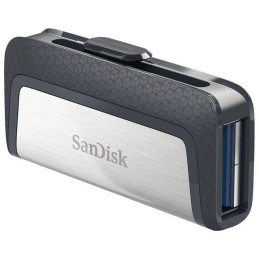 SanDisk Ultra Dual USB-C Drive 32GB / USB 3.0 Typ-C /  USB 3.0 Typ-A / stříbrný