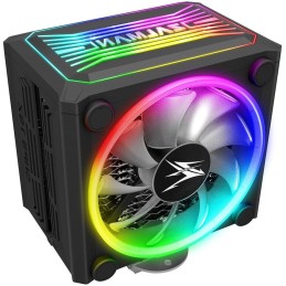 Zalman chladič CPU CNPS16X Black / 120 mm ventilátor / 4 heatpipe / RGB / PWM / 165 mm výška / černý