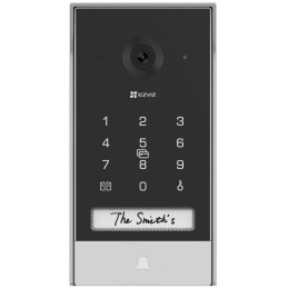 EZVIZ chytrý domácí interkom EP7/ Wi-Fi/ 2K/ 7" dotykový monitor/ videotelefon/ bezdrátový zvonek/ IP65/ černo-stříbrný