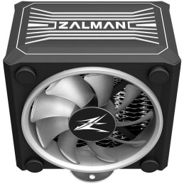Zalman chladič CPU CNPS16X Black / 120 mm ventilátor / 4 heatpipe / RGB / PWM / 165 mm výška / černý