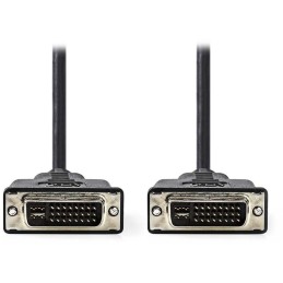 NEDIS kabel DVI/ 24+5pinová zástrčka DVI-I - 24+5pinová zástrčka DVI-I/ černý/ 2m