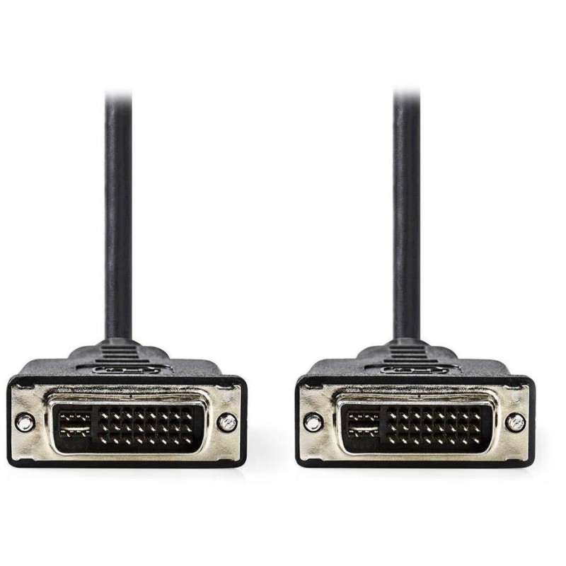 NEDIS kabel DVI/ 24+5pinová zástrčka DVI-I - 24+5pinová zástrčka DVI-I/ černý/ 2m