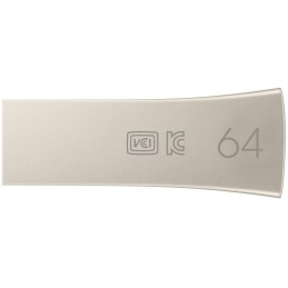 SAMSUNG Bar Plus USB 3.2 64GB / USB 3.2 Gen 1 / USB-A / Kov / Stříbrná