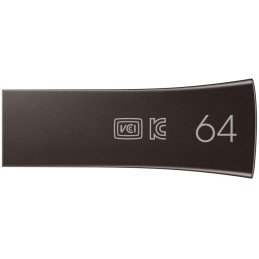 SAMSUNG Bar Plus USB 3.2 64GB / USB 3.2 Gen 1 / USB-A / Kov / Šedá