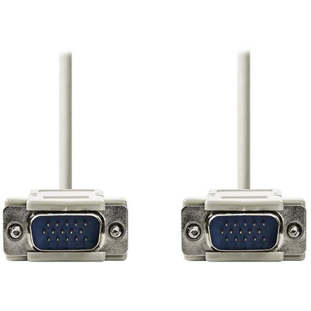 NEDIS kabel VGA (D-SUB)/ zástrčka VGA - zástrčka VGA/ slonovinová/ 2m