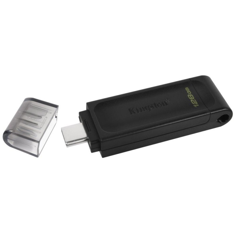 KINGSTON DataTraveler 70 128GB / USB 3.0 Type C / černá
