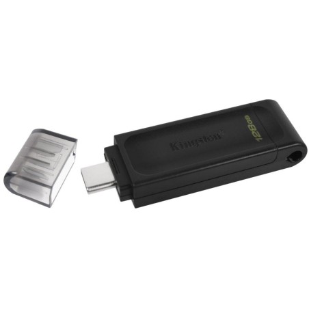 KINGSTON DataTraveler 70 128GB / USB 3.0 Type C / černá