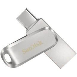 SanDisk Ultra Dual Drive Luxe USB-C 512GB / USB 3.0 Typ-C /  USB 3.0 Typ-A / stříbrný