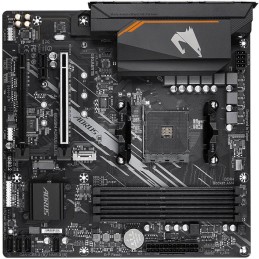 GIGABYTE B550M AORUS ELITE / AMD B550 / AM4 / 4x DDR4 / 2x M.2 / DVI-D / HDMI / mATX