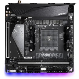 GIGABYTE B550I AORUS PRO AX / AMD B550 / AM4 / 2x DDR4 / 2x M.2 / 2x HDMI / DP / WiFi 6 / mini-ITX