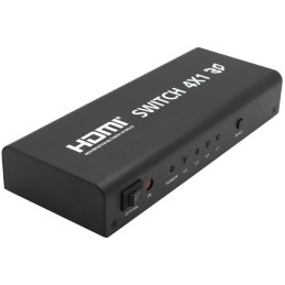 PremiumCord HDMI switch 4:1 / dálkové ovladání / s napájecím adaptérem