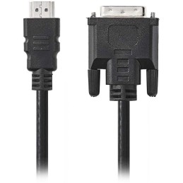 NEDIS kabel HDMI/ konektor HDMI zástrčka - 24 + 1-pinová zástrčka DVI-D/ černý/ blistr/ 3m