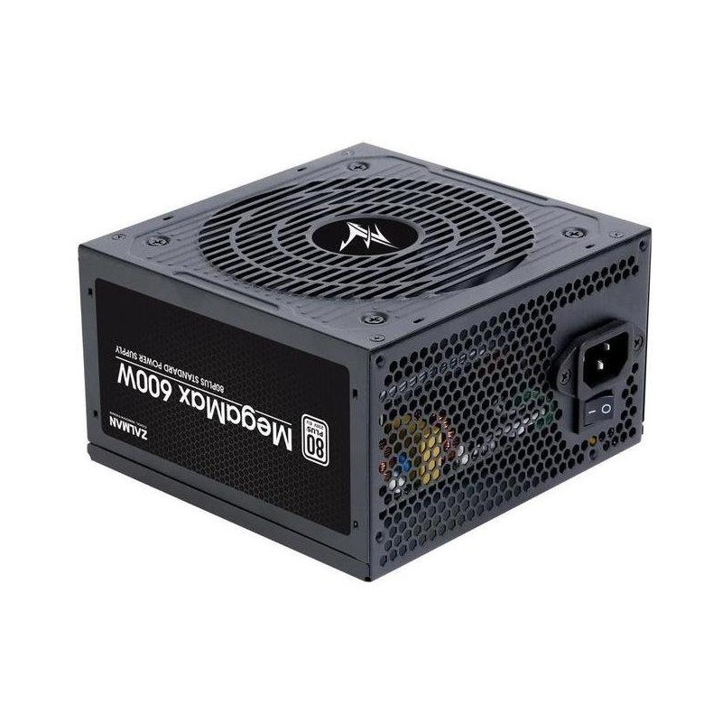 Zalman zdroj MegaMax 600W/ ATX / akt. PFC / 120mm ventilátor / 80PLUS