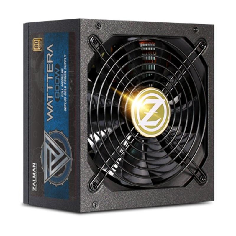Zalman zdroj  ZM800-EBTII Watttera / 800W / ATX / akt. PFC / 135mm ventilátor / 100-240V / 80+ Gold