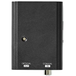 NEDIS digitální audio převodník/ 1cestný/ zásuvka RCA (SPDIF)/ zásuvka Toslink/ černý