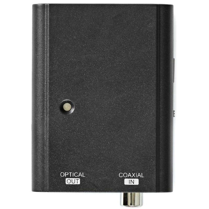 NEDIS digitální audio převodník/ 1cestný/ zásuvka RCA (SPDIF)/ zásuvka Toslink/ černý