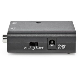NEDIS digitální audio převodník/ 1cestný/ zásuvka RCA (SPDIF)/ zásuvka Toslink/ černý