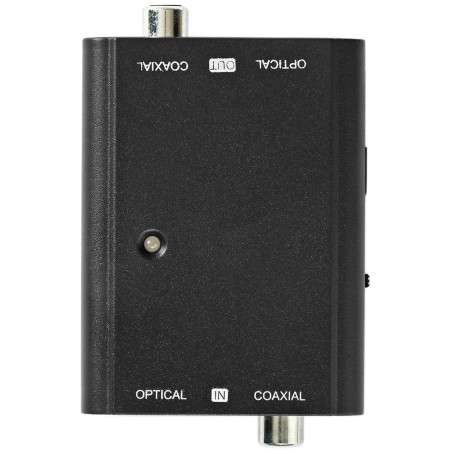 NEDIS digitální audio převodník/ 2cestný/ zásuvka RCA + zásuvka Toslink/ zásuvka RCA + zásuvka Toslink/ černý