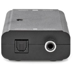 NEDIS digitální audio převodník/ 2cestný/ zásuvka RCA + zásuvka Toslink/ zásuvka RCA + zásuvka Toslink/ černý