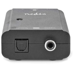 NEDIS převodník stereofonního zvuku na digitální/ 1cestný/ 2x zásuvka RCA (Stereo)/ zásuvka RCA + zásuvka Toslink/ černý