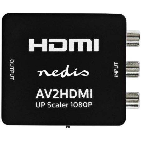 NEDIS převodník smíšeného videa na HDMI/ 3x RCA/ černý