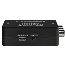 NEDIS převodník smíšeného videa na HDMI/ 3x RCA/ černý