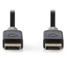 Kabel NEDIS DisplayPort 1.4/ DisplayPort męski - DisplayPort męski/ 8K/ antracyt/ pudełko/ 2m
