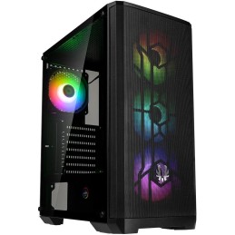BitFenix skříň Nova Mesh SE TG ARGB / ATX / 4x120mm ARGB / USB 3.0 / tvrzené sklo / černá