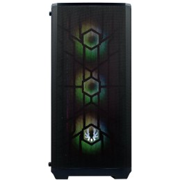 BitFenix skříň Nova Mesh SE TG ARGB / ATX / 4x120mm ARGB / USB 3.0 / tvrzené sklo / černá