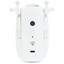 NEDIS chytrý motor (robot) závěsů/ kabelový systém u kolejnice/ napájení z baterie/ napájení z USB/ 4000 mAh/ BT/ bílý