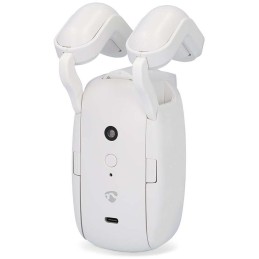 NEDIS chytrý motor (robot) závěsů/ tyčová kolejnice/ napájení z baterie/ napájení z USB/ 4000 mAh/ Bluetooth/ bílý